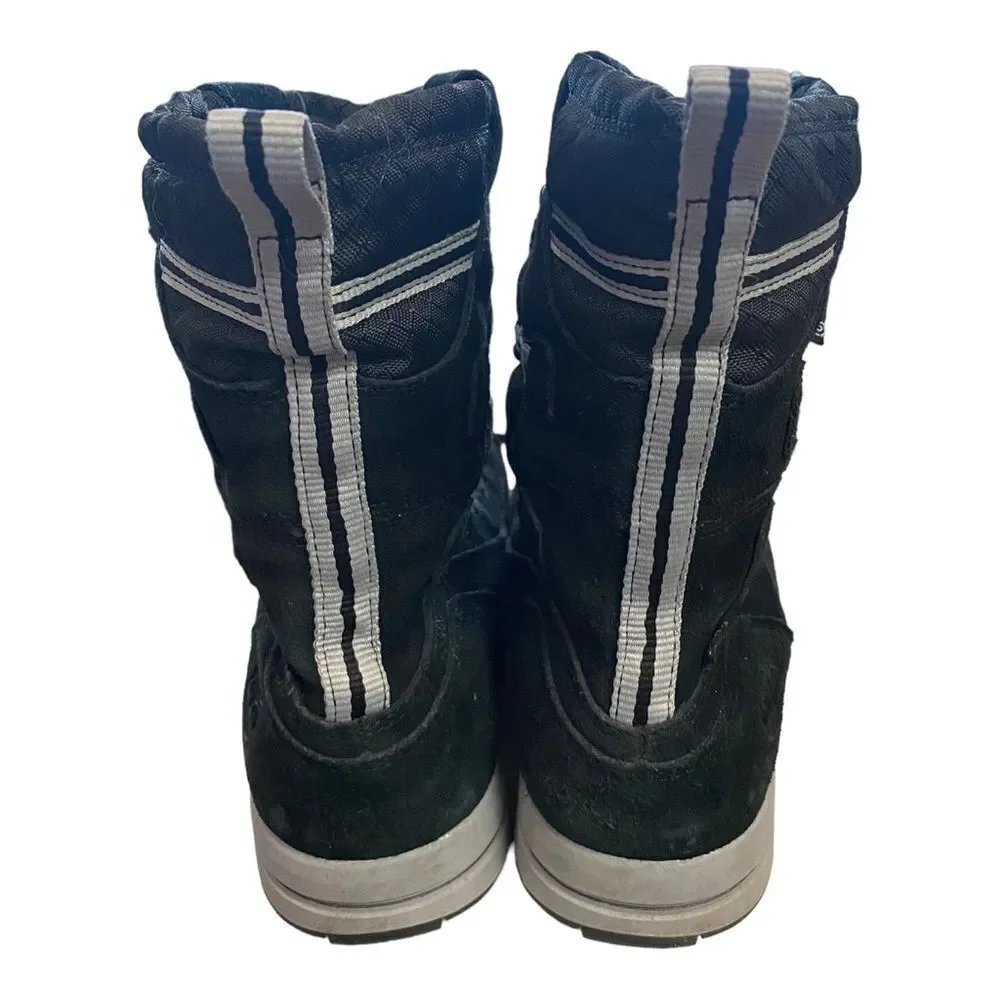Timberland Snow Stomper Pull On Waterproof Black Boys Boots 5